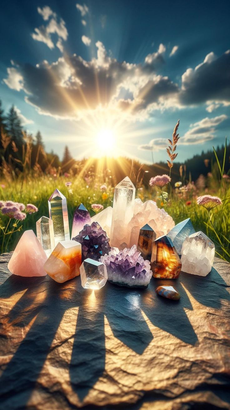 Charging Crystals, Charge Your Crystals, Crystal Rocks, Charge Crystals, Divine Feminine Spirituality, Crystal Aesthetic, Tips For Success, Energy Art, Cleansing Crystals