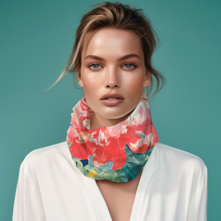 Step into the world of timeless elegance with our Peonies Silk Scarves Collection, where luxury meets versatility in a symphony of design. Each scarf in our collection is more than an accessory—it's a statement, a work of art that gracefully complements any ensemble with a polished, sophisticated flair. Here's why our Peonies Silk Scarves Collection stands out: Pure Indulgence: Fashioned from 100% pure, super luxurious high-end silk habotai, our scarves are a touch of extravagance that you can d Luxury Multicolor Scarf For Spring, Elegant Multicolor Wedding Scarf, Elegant Multicolor Wedding Scarves, Luxury Red Scarves, Multicolor Elegant Silk Scarf For Summer, Elegant Multicolor Summer Scarves, Elegant Multicolor Silk Scarf For Summer, Luxury Silk Scarf For Spring, Elegant Multicolor Scarves For Summer