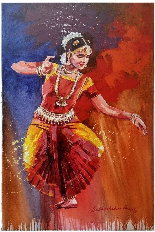 Buy Indian dance paintings unlimited collections of Folk dance, Bharatnatyam, Kuchipudi, Classical & Kathakali art forms of Indian traditional art at best price in India Bharatanatyam Art, Indian Folk Art Painting, Competition Drawing, Indian Dances, Dance Painting, Dancer Painting, Dancing Drawings, Indian Art Gallery, Dancers Art