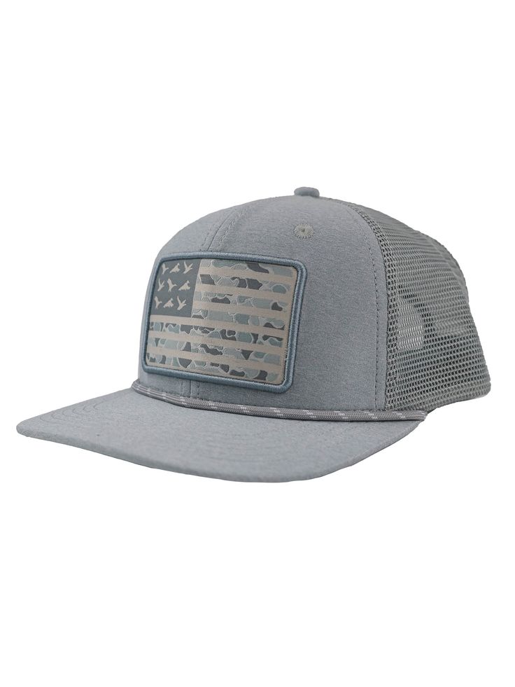 Show off your style with these flat bill hats featuring an adjustable snapback and fun front designs. Made of 100% cotton. Adjustable Cotton Snapback Trucker Hat, Adjustable Cotton Trucker Snapback Hat, Adjustable Trucker Snapback Hat In Cotton, Cotton Snapback Hat With Flat Bill, Gray Casual Snapback Hat With Flat Brim, Adjustable Gray Cotton Snapback Hat, Gray Adjustable Cotton Snapback Hat, Casual Gray Adjustable Snapback Hat, Adjustable Gray 5-panel Trucker Hat