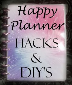 happy planner hacks and diys