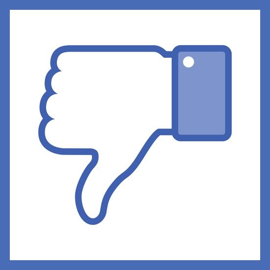 thumb up icon in blue on white background