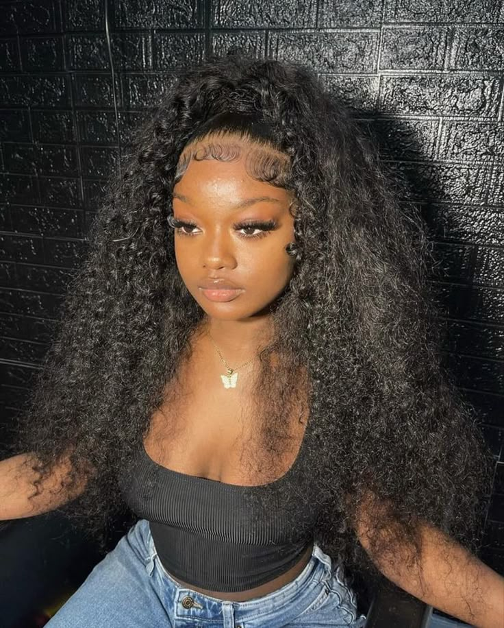 Prom Black Dress, Deep Wave Wig, Frontal Wig Hairstyles, Quick Weave Hairstyles, Protective Hairstyles Braids, Pretty Braided Hairstyles, Wave Wig, Deep Wave Hairstyles, Dope Hairstyles