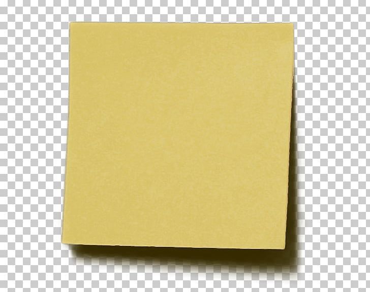 a piece of yellow paper on a transparent background