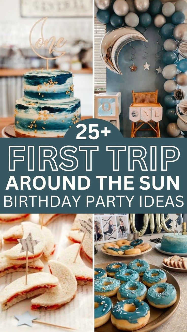 the first trip around the sun birthday party ideas