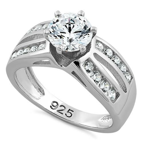 Top of ring height: 7mm

 Top of ring width: 7mm


Band width: 8mm



Shank width: 2.5mm 




Stone material: clear cubic zirconia



Center stone size: 7mm x 7mm



Stone shape: round



Center stone carat weight: 1.3 ct.



Total number of CZ stones: 19



Stone setting: high prong setting





Metal: 925 sterling silver



Plating: rhodium plated 


Finish: high polish Cubic Zirconia Channel Set Ring For Promise, Cubic Zirconia Crystal Ring For Promise, Round Cubic Zirconia Ring Channel Set, Cubic Zirconia Promise Ring With Channel Setting, Cubic Zirconia Channel Set Round Ring, Cubic Zirconia Promise Ring, Cubic Zirconia Crystal Ring With Round Band, Channel Set Cubic Zirconia Crystal Ring, Channel Set Cubic Zirconia Diamond Ring