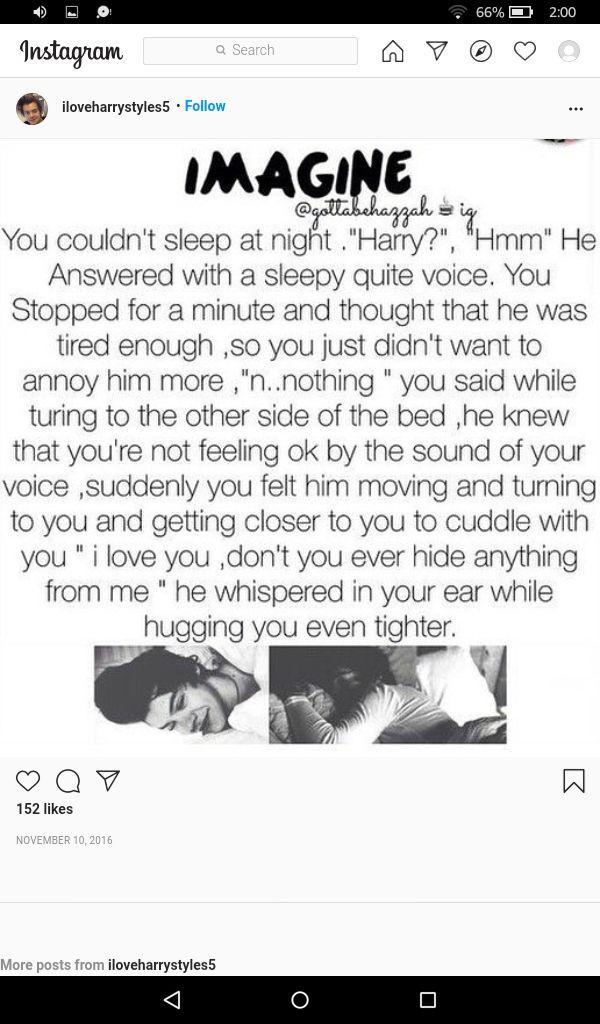 an instagram page with the caption'imagine'written in black and white