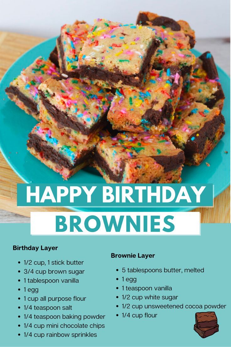 Happy Birthday Brownies Recipe Brownie Birthday Treats For School, Brownie For Birthday, Brownies For Birthday Ideas, Chocolate Birthday Desserts, How To Decorate Brownies, Brownie Birthday Ideas, Decorated Brownies Birthday, Bday Brownies, Birthday Dessert Ideas Easy