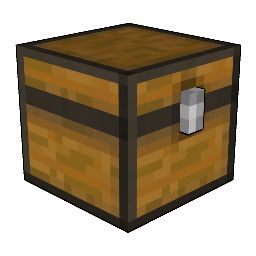 the chest is made up of wood and has a metal latch on it's side