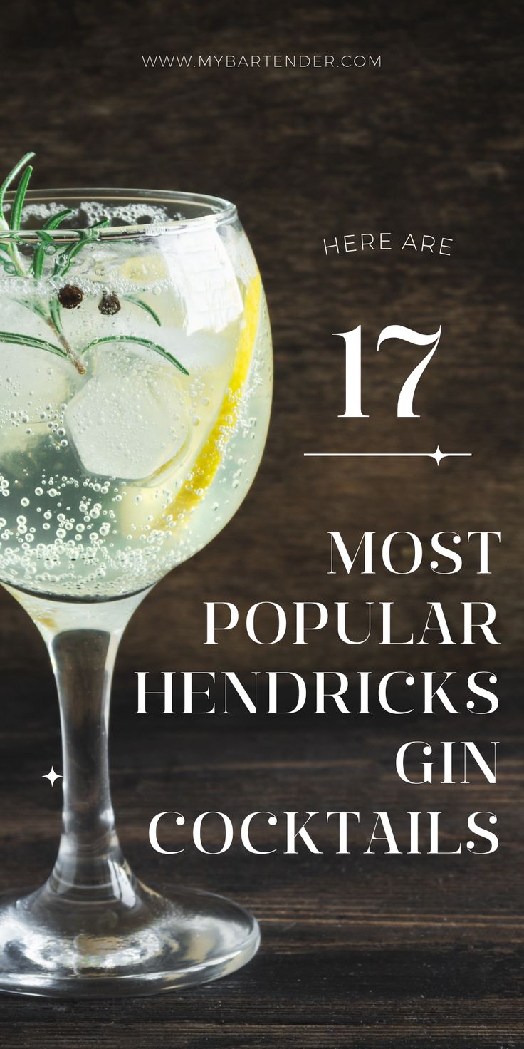 the most popular hendrick's gin cocktails are here and there are 17