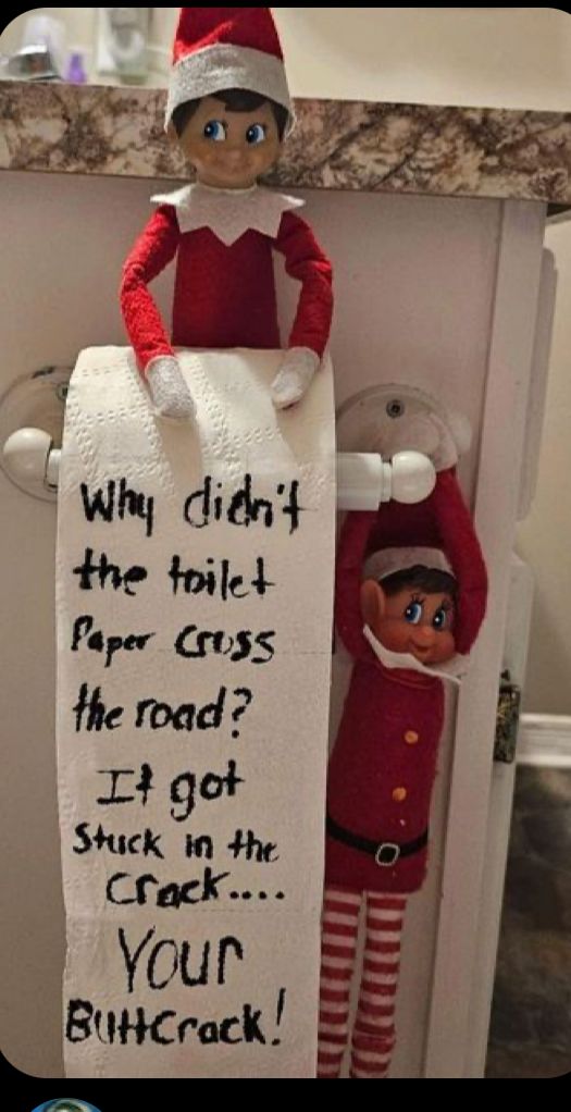 Summer Elf On The Shelf, Elf On Shelf Funny, Bathroom Jokes, Baking Fails, Elf Ideas Easy, Elf Funny, Elf Magic, Awesome Elf On The Shelf Ideas, Elf Activities