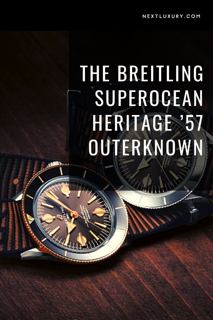 As countries worldwide unite in the crusade towards a greener and cleaner future away from fossil fuels and combustion engines, so too must the manufacturers and the creators. Certainly not pumping out carbon emissions on their own by any stretch of the imagination, the Breitling Superocean Heritage ’57 Outerknown carries this proverbial baton with pride as it pays tribute to the past in every step it takes toward a cleaner environment. #nextluxury #limitededitionwatches #breitlingwatches Build Your Own Wardrobe, Third Watch, Breitling Superocean Heritage, Stylish Watches Men, Breitling Superocean, Titanium Watches, Breitling Watches, Aviator Watch, Fossil Fuels