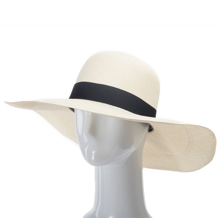 A great hat for warm weather; the Francesca is the perfect accessory to match any outfit, with its large variety of colors! Its extra-wide brim superbly shades your face providing the best sun protection while enjoying a beach day or doing some gardening. Made of genuine straw and handwoven in Ecuador, this hat is top quality while also being lightweight and flexible. ONE SIZE - Hat will fit between sizes 6 7/8 - 7 1/8. UPF 50+ Sun Protection. Material: 100% Toquilla StrawCrown: 4 1/8"Climate: S Brimmed Panama Hat For Beach Season, Chic Fedora For Kentucky Derby At The Beach, Chic Fedora For Kentucky Derby Beach Day, Brimmed Panama Hat For Sunbathing In Beach Season, Chic Fedora For Beach And Kentucky Derby, Summer Boater Hat With Flat Brim For Sunbathing, Sun Straw Hat With Uv Protection For Vacation, Chic Sun Hat For Beach Season Sunbathing, Beachy Boater Hat With Curved Brim For Travel