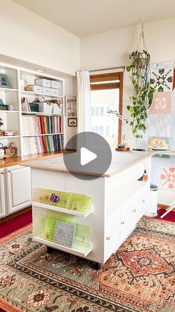 the kitchen is clean and ready to be used as a storage area for many things