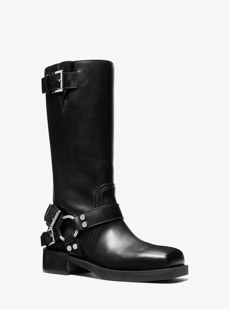 Crosby Leather Moto Boot Nautical Apartment, Tailored Shorts, Flowing Dresses, Leather Moto, Apartment Ideas, Moto Boots, Easy Wear, Mid Calf, Side Zip