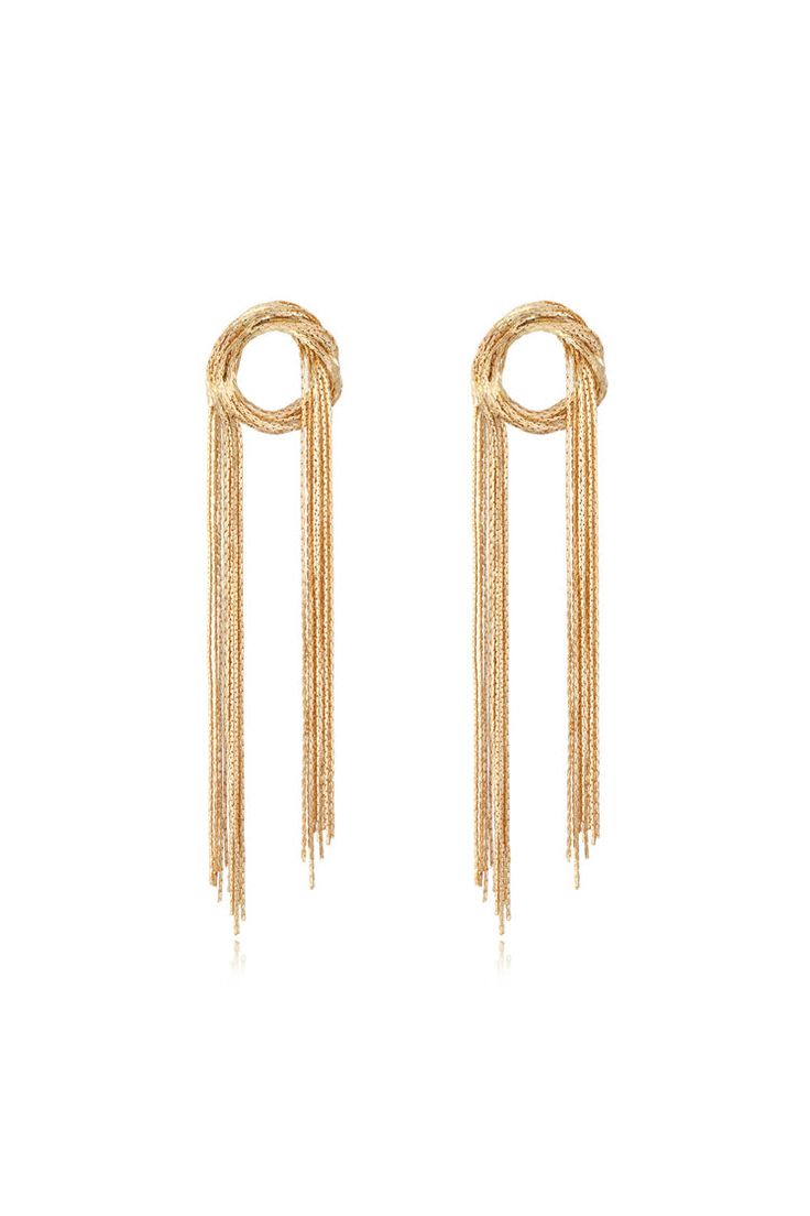 You'll look amazing with the help of Parker Gold Fringe Earrings! The dangling golden tassel hangs in the ear. Wear it to attend various banquets.
One Size fits all
Length/Width:12cm/2.6cmColour may vary due to lighting on images Luxury Gold Danglers For Celebration, Luxury Gold Plated Danglers For Festive Occasions, Luxury Yellow Gold Chandelier Earrings With 17 Jewels, Serena Style, Big Earrings Gold, Long Earrings Gold, Gold Long Earrings, Silver Sequin Top, Diy Gold