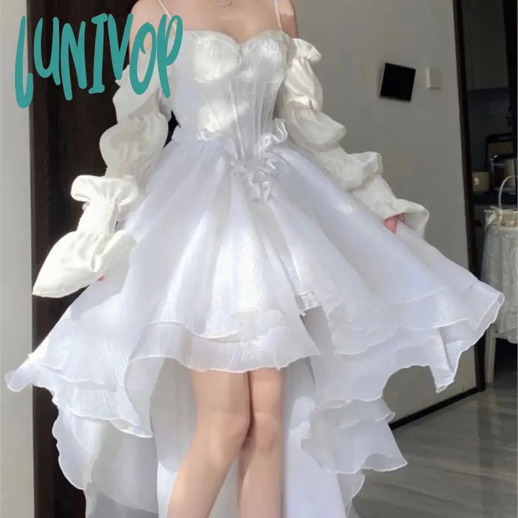 45320624898299|45320624931067|45320624963835|45320624996603 Summer Long Sleeve Corset Dress, Summer Party Corset Dress With Long Sleeves, White Mini Fairy Dress For Spring, Summer Princess Fairy Dress, Midi Length Dresses For Homecoming And Prom Season, Long Sleeve Fairy Dress With Ruffles, Elegant Spring Corset Dress For Costume Party, Spring Party Corset Dress With Long Sleeves, Spring Party Long Sleeve Corset Dress