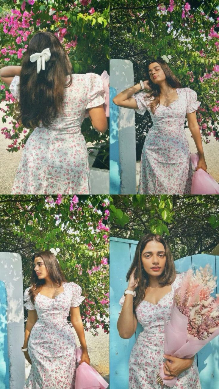 Style A Long Skirt, Floral Dress Aesthetic, Skirt For Fall, Floral Dress Outfits, Instagram Story Idea, Aesthetic Dress, Stylish Photo Pose, Classy Photography, Dress Aesthetic