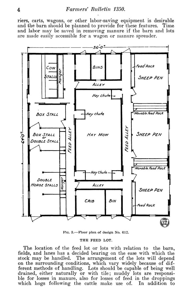 the floor plan for a building with four rooms and three bathrooms, including one bedroom