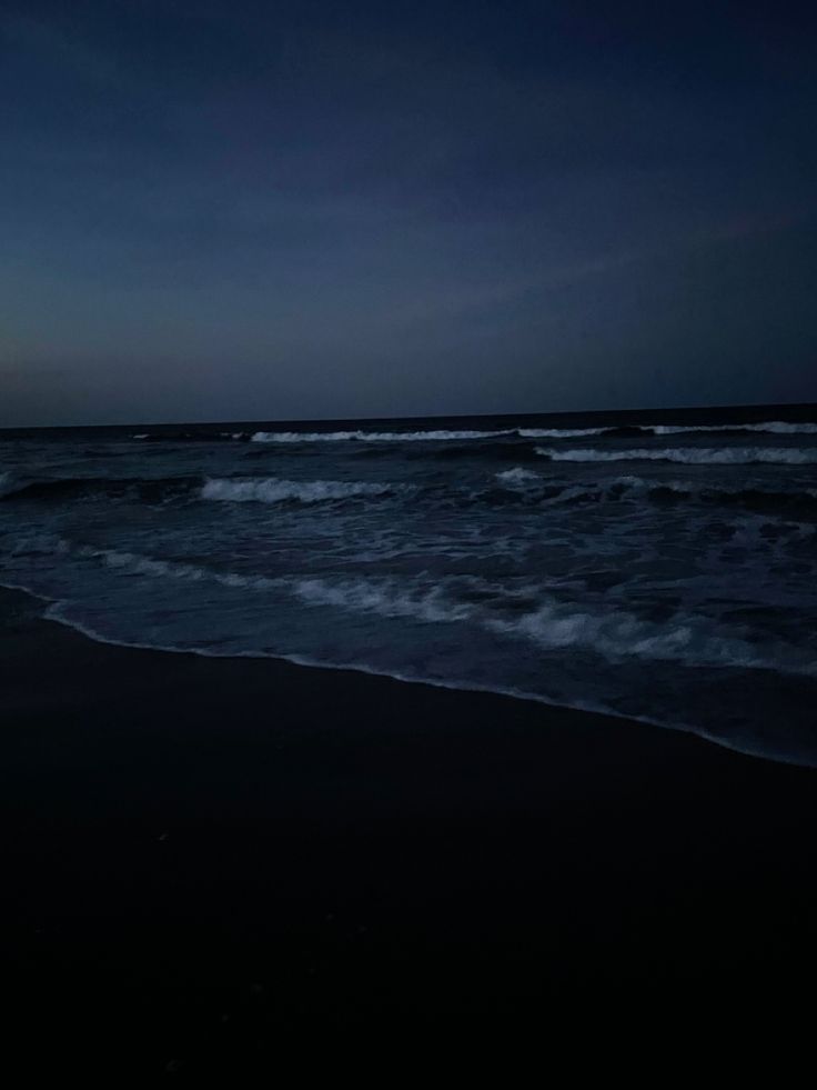 beach, ocean, aesthetic, Outer Banks, nighttime, water Nighttime Ocean Aesthetic, Night Time Ocean Aesthetic, Midnight Ocean Aesthetic, Blurry Ocean Aesthetic, Rain On Beach Aesthetic, Dark Beach Asthetics Photos, Calming Pictures For Sleep, Water At Night Aesthetic, Beach Mystery Aesthetic