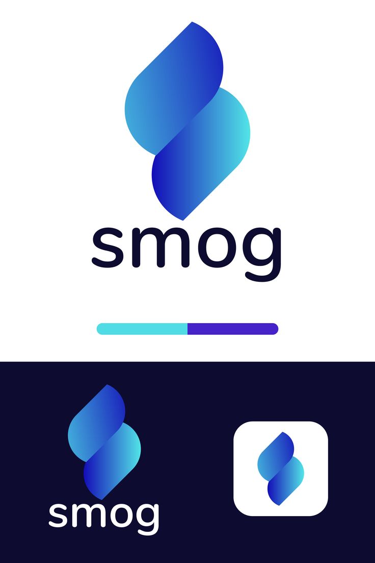 the logo for smog, an appliance that is designed to look like it has