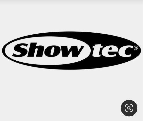 the show tec logo is shown in black and white