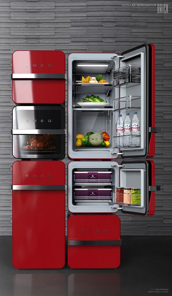 an open refrigerator with its doors wide open