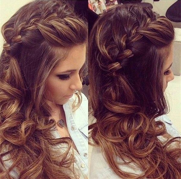 Half up, half down...get it with REMY CLIPS clip-in, halo, and single weft extensions. www.remyclips.com Side Braid Hairstyles, French Braid Hairstyles, Wedding Guest Hairstyles, בר מצווה, Edgy Hair, Half Up Hair, Braids For Long Hair, Wedding Hair And Makeup, Elegant Hairstyles