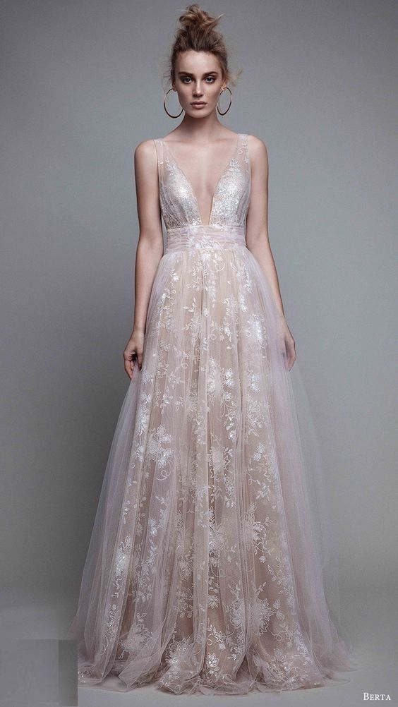 Berta A-Line Blush Evening Gown A Line Evening Dress, 파티 드레스, Evening Dresses For Weddings, A Wedding Dress, فستان سهرة, Beauty Dress, Evening Wedding, Gorgeous Gowns, Marchesa