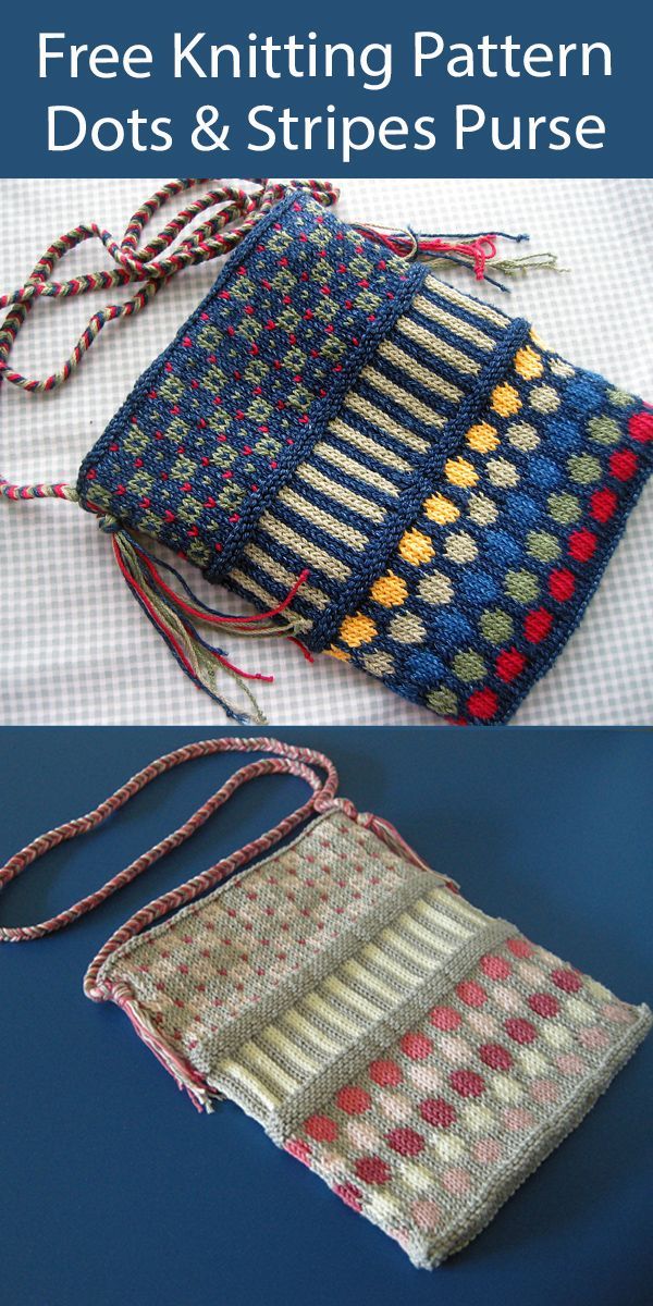 Knitting patterns for bags with handlesMost patterns are free. Colorwork Knitting Charts, Punto Fair Isle, Colorwork Knitting Patterns, Knit Bags, Knitting Bag Pattern, Leftover Yarn, Easy Designs, Fair Isle Knitting Patterns, Colorwork Knitting