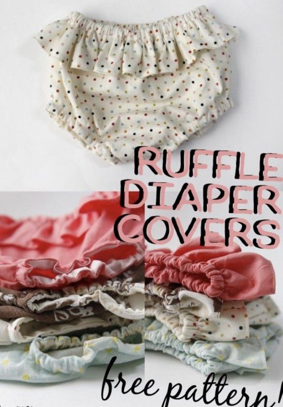 the ruffle diaper covers are free pattern