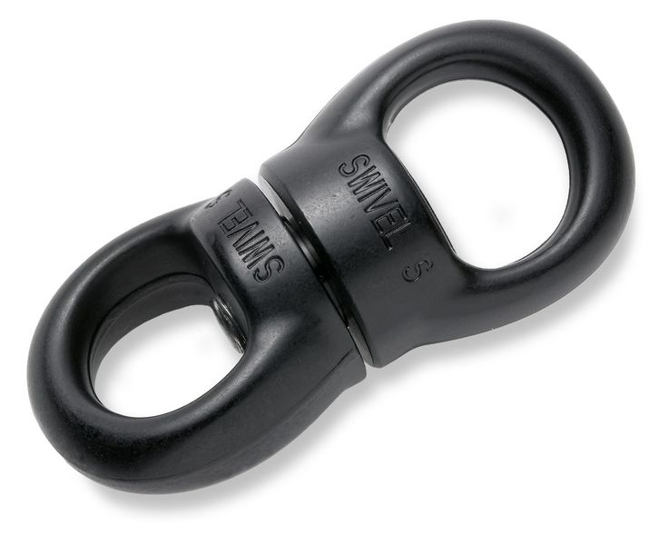 an image of a black carabiner with the word smith on it's side