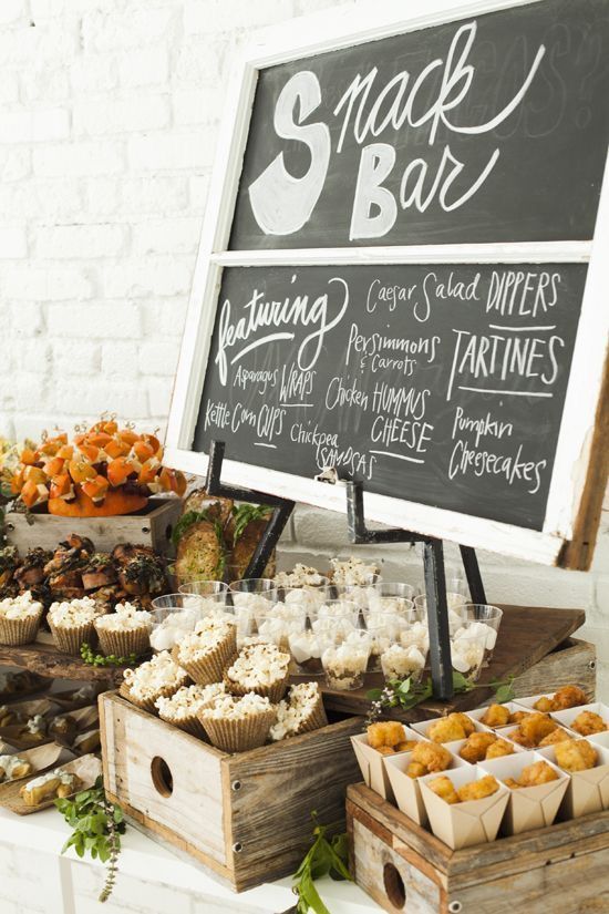 an assortment of food on display with the words styling tips from crate & barrel