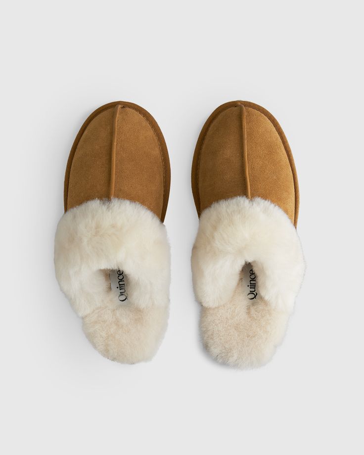 Australian Shearling Scuff Slippers Quince Slippers, Women’s Slippers, Fancy Slippers, Slippers Collection, Best Slippers, Cozy Slippers, Shearling Slippers, Cashmere Gloves, Slide Slippers