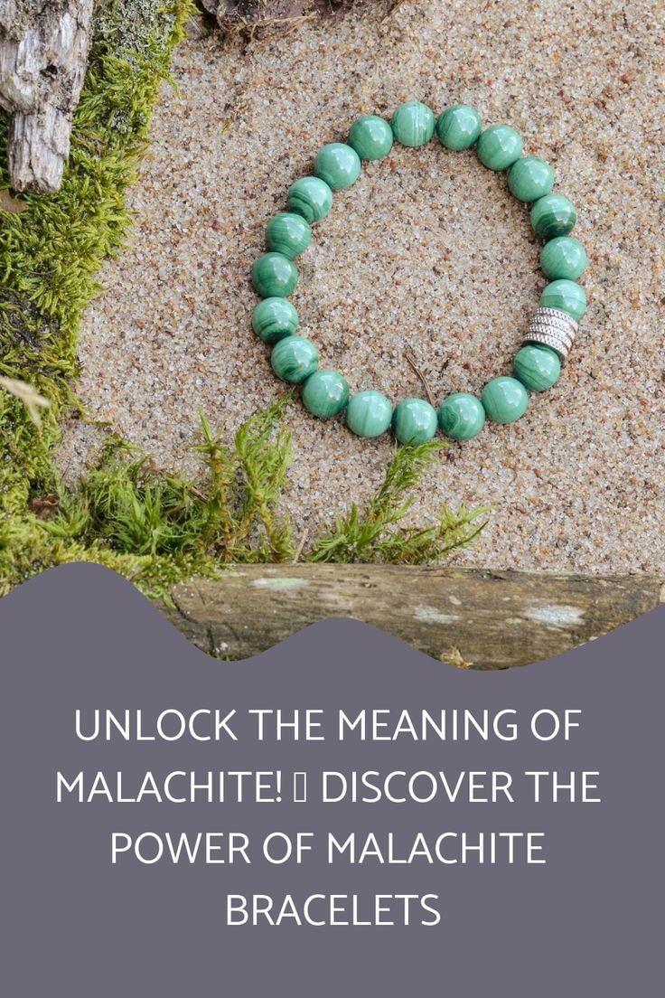 ✨ Elevate your style with the mesmerizing Malachite Bracelet Meaning! 🌟 Let this striking green stone guide you through transformation and personal growth. 💚 Click to explore a beautiful collection of handcrafted Malachite Bracelets and unveil the symbolism within. ✨ Bracelet Meaning, Malachite Bracelet, Bracelets With Meaning, Green Stone, Original Gift, The Meaning, Positive Energy, Personal Growth, Green Colors