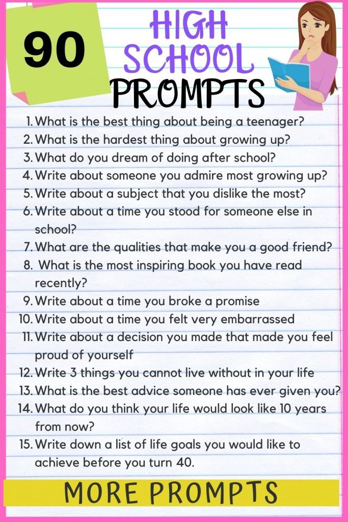 a poster with the words high school proms written in pink and yellow on it