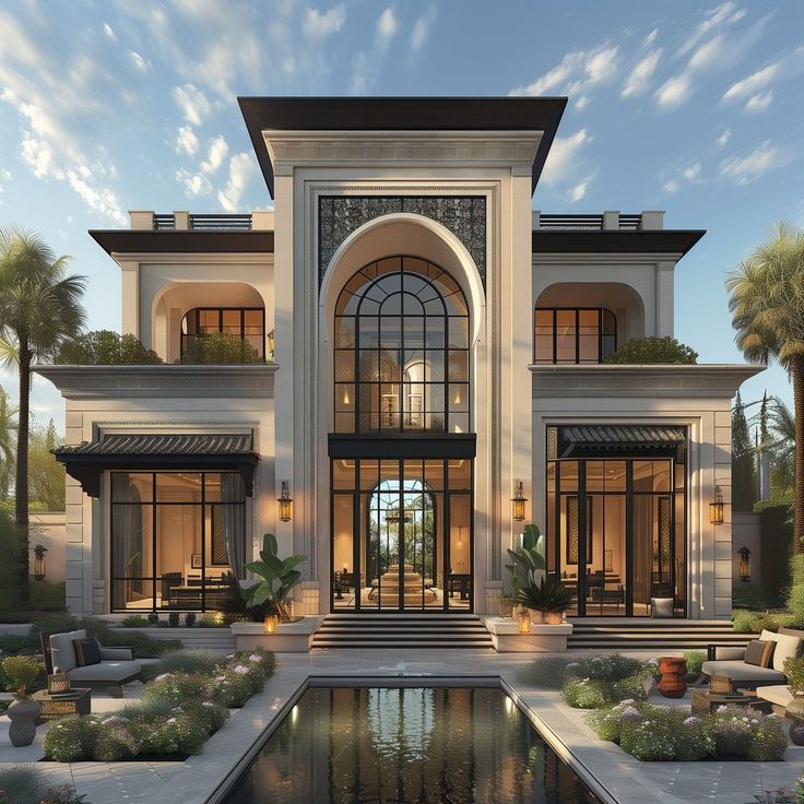 this is an artist's rendering of a luxury home in palm beach, florida