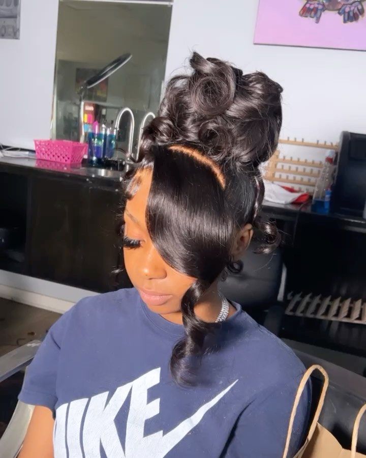 Lacefrontal Hairstyle Ponytail, Double Frontal Updo, Bun Frontal Wig, Updo Hairstyles Wig, Frontal Updo Hairstyles For Black Women, Updo Frontal Hairstyles, Frontal Bun Hairstyles, Lace Front Ponytail Styles, 2 Frontal Ponytail