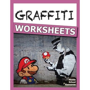 Some great investigative worksheets on the cross-curriculum topic of Graffiti. Here I have used student interest in the topic to explore various cross-curriculum areas such as math, social science, debate, visual arts, and history.I find the cross curriculum nature of these units provide so many learning opportunities.The packs covers the following topics:- Street Artists such as Banksy- School policy on dealing with graffiti- Investigation on graffiti removal products - reading a chart- Experim Graffiti Art Projects Middle School, Banksy Art Projects For Kids, Basquiat Art Lesson Kids, Graffiti Lesson Middle School, Drawing Station, Basquiat Art Lesson Middle School, Jean Michel Basquiat Art Lesson For Kids, Teacher Goals, Famous Graffiti Artists