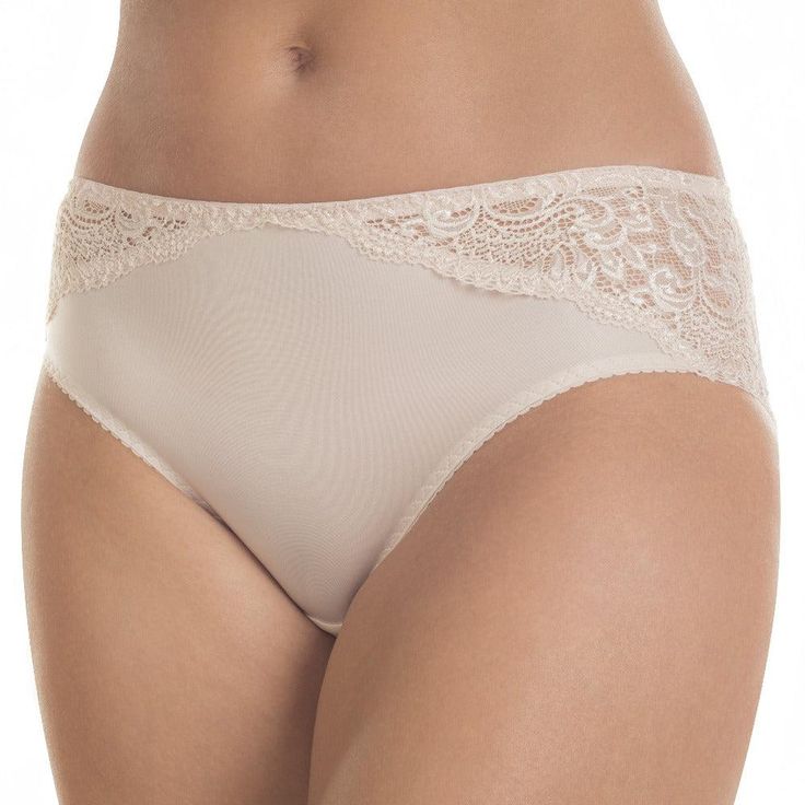 Nude Viktoria Briefs Style Elegant Lace Bottoms With Lace Trim, Elegant Stretch Lace String, Elegant Stretch String Lace, Elegant Lace Bottoms For Daywear, Elegant Beige Bottoms With Lace Trim, Elegant Stretch Lace Briefs, Beige Soft Touch Intimate Briefs, Elegant Stretch Lace Bottoms, Elegant Bottoms With Delicate Lace And Stretch