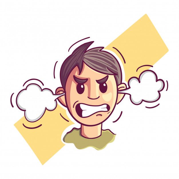 a man with an angry look on his face is shown in this cartoon character illustration