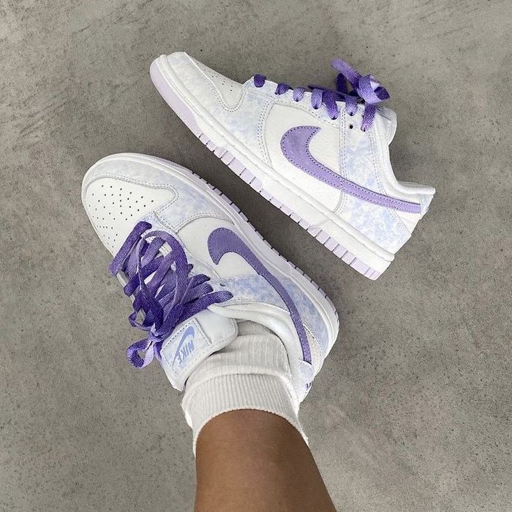 Nike Dunk Low Purple, Dunk Lows, Nike Ad, Nike Clothing, Jordan Shoes Girls, Nike Shoes Jordans, Nike Air Shoes, Cute Nike Shoes, Cute Sneakers