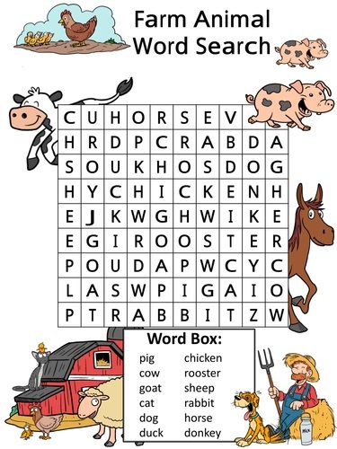 Word search , puzzle , game , farm animals game , fun , play entertainment , farm animal word search , find Animal Word Search, Word Puzzles For Kids, Kids Word Search, Word Search Puzzles Printables, Free Printable Word Searches, Homeschool Nature Study, Word Boxes, G Words, Animal Worksheets