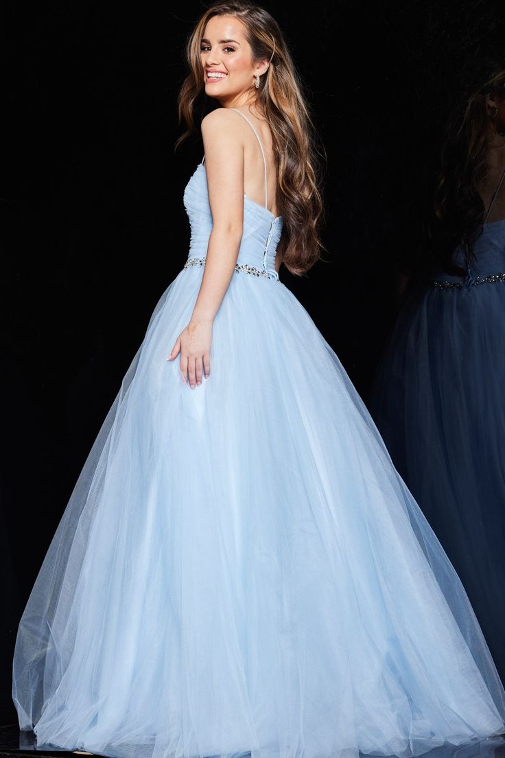 Indulge in the exquisite elegance of the Jovani K66712 dress from the Spring 2024 collection. Elevate your style with this luxurious masterpiece. White Jovani Dress, Jovani Prom Dresses Light Blue, Moth Repellent, Plastic Dress, Dress Cover, Dress Backs, Free Giveaway, Dress Collection, Long Dress