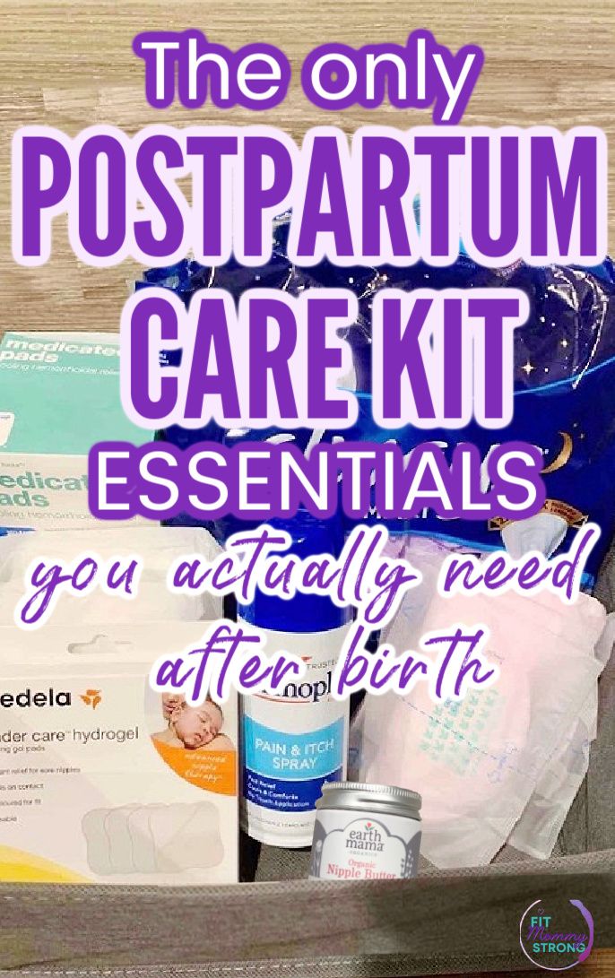 the only postpartum care kit essentials you'll need after birth is here