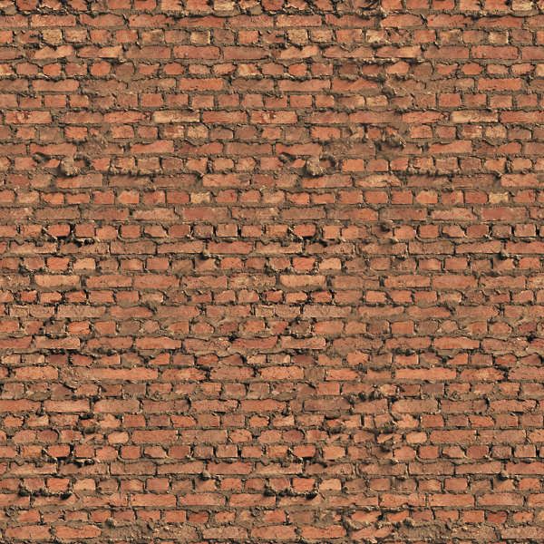 an old brick wall is shown in this image