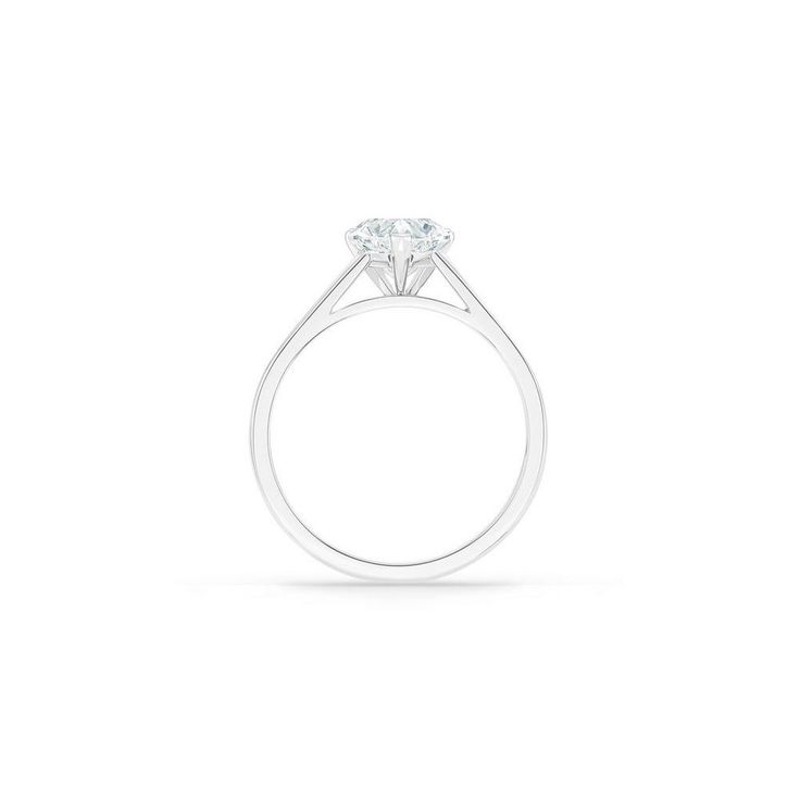 a white diamond ring on a white background