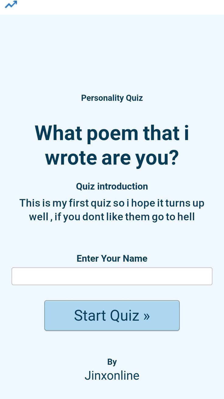 an email form with the words, what poem that i wrote are you?