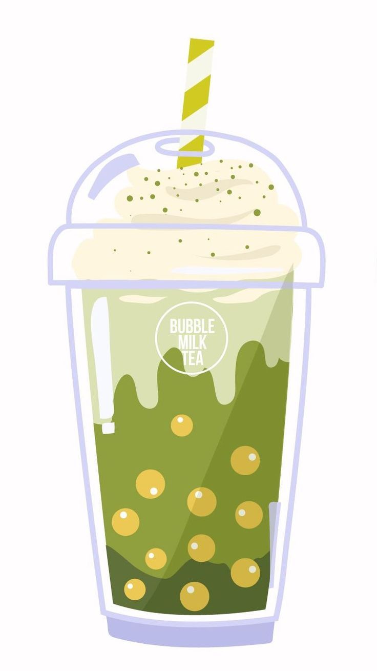 the bubble tea is ready to be eaten