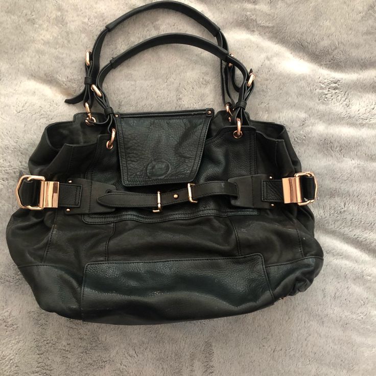 Very Soft Leather, Rose Gold Accents, Like New. Kooba Handbag, Kooba Handbags, Leather Rose, Rose Gold Accents, Gold Accents, Soft Leather, Camera Bag, Shoulder Bags, Bag Lady